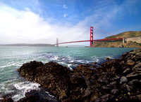 Golden Gate Bridge from Fort Baker, San Francisco, California